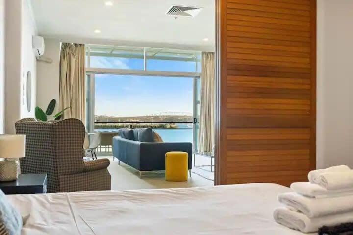 Relaxing Sea Wharf View Apartment أوكلاند المظهر الخارجي الصورة